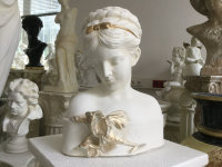 Schöne Dame Büste Frau Figur Skulptur  Edel  Shabby-Style 2004-108