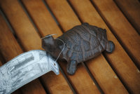 Schildkröte 11 cm  Garten Gußeisen Figur Deko