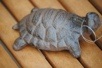 Schildkröte 11 cm  Garten Gußeisen Figur Deko