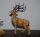 Rentier Deko Hirsch Figur Vintage Landhaus natur 24cm Höhe Weihnachten Tierfigur