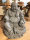 NEW Buddha Figur lachender  dicker  Happy Buddha XL Grau Glück Feng Shui