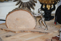 Climber Alu Klettermann Figur Baumscheibe Holz Aluminium einzigartig 54 cm TOP