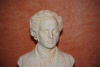 Büste Frederic Chopin Komponist Musik Statue Klavier H24 cm