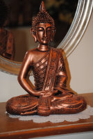 Buddha FENG SHUI STATUE H32 cm Figur Garten Deko...
