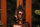Buddha FENG SHUI STATUE H32 cm Figur Garten Deko Wetterfest Gold Kupfer