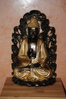 Buddha Feng Shui Asien Figur H49 cm Home u. Garten Deko Wetterfest