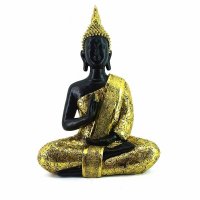 Buddha  FENG SHUI STATUE  Budda 39 cm Figur Deko Gold...