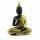 Buddha  FENG SHUI STATUE  Budda 39 cm Figur Deko Gold Schwarz