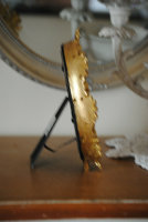 Bilderrahmen10 x15 cm Fotorahmen Oval Rahmen Rosen Gold Antik Shabby Stil  513