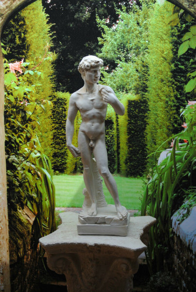 Schöne David Skulptur Statue Gartenfigur Figur Garten 0047-70