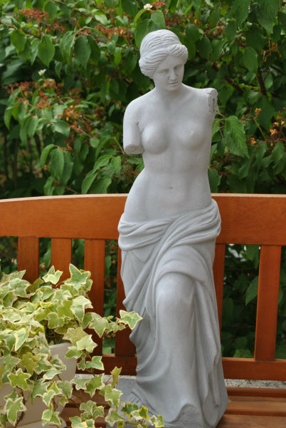Schöne Figur 75 cm Venus von Milo  Skulptur Statue 0005 edel Steingrau