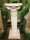 Antik Säule Designe Säulen Blumensäule  Tisch Höhe weiss Finish 1037-1