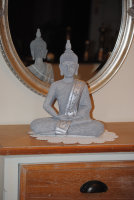 Buddha  FENG SHUI STATUE  30 cm Figur Garten Deko...
