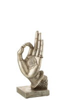 J-Line Buddha Hand Figur Skulptur Mudra Herz H30 cm Antik...