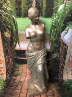 Schöne Figur  Venus von Milo  Skulptur Statue  edel Grün Gold Antik 0005 -62