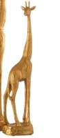 Giraffe Gold Figur Edel Dschungel Trends Skulptur 45 cm