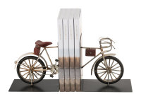 Bücherstützen Book Holder Rennrad Metall Beige Fahrrad