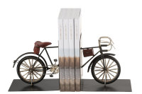 Bücherstützen Book Holder Rennrad Metall schwarz Fahrrad