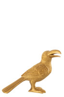 Im Set Tukan Vogel Figur Skulptur  Gold Edel Designe
