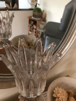 XL Kerzenglas Glasaufsatz Krone Royal KRÖMER Teelicht Kerzenständer Leuchter NEW