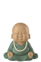 Buddha Mönch Zen Figur Skulptur Trendig Edel Farbe...