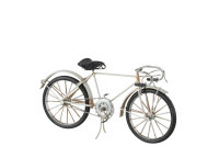 J-Line Rennrad Metall Grau Fahrrad Modell Figur Wohndeko...