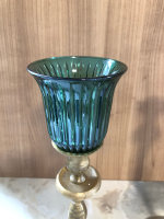 XL Kerzenglas Glasaufsatz Stella grün KRÖMER...