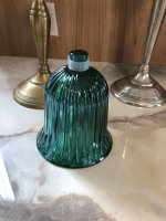 XL Kerzenglas Glasaufsatz Stella grün KRÖMER Teelicht Kerzenständer Leuchter