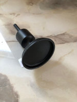Flaschenaufsatz schwarz Aluminium für Stumpenkerze IN VINO von Krömer