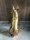 Figur Hund Bulldogge Goldfarbig Dekoobject Hound Gold H 32 cm