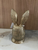 Krömer Alu Hase Ostern Gold o. Silber H 14 cm