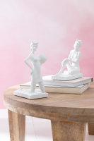 J-Line  Skulptur Figur Frau Badeanzug Poly weiss  im 2 er...