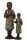 J-Line Buddha Mönch stehend Edel Grün/Gold H58 cm