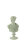 J-Line Antik Griechische Frauenbüste Figur Skulptur aus Polyresin, Minzgrün, 33 cm hoch