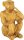 J-Line XL Affe Figur n AAP DENKEND RESINE Gold H57 cm