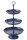 J-Line schöne Etagere Gebäckplatte Eisen Blau H 56 cm