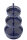 J-Line Moderne Etagere in blau Metall H55 cm