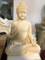 Buddha Figur Groß Feng Shui Statue Budda H 45 cm Figur Garten Deko Wetterfest