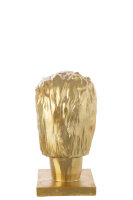 J-Line Dekorative Büste, Goldfarben, Polyresin, 25,5 x 14,5 x 18 cm, Skulptur für Innenbereich