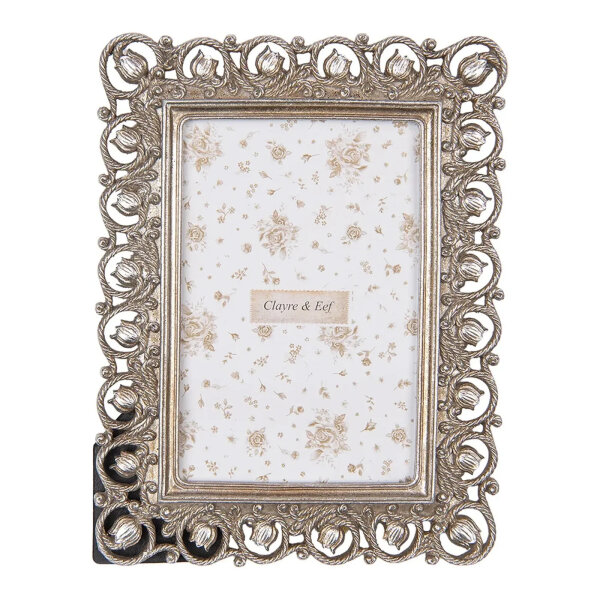 Edel Bilderrahmen 10 x 15 cm Rahmen shabby Landhaus Styl Rahmen Silber Antik 249