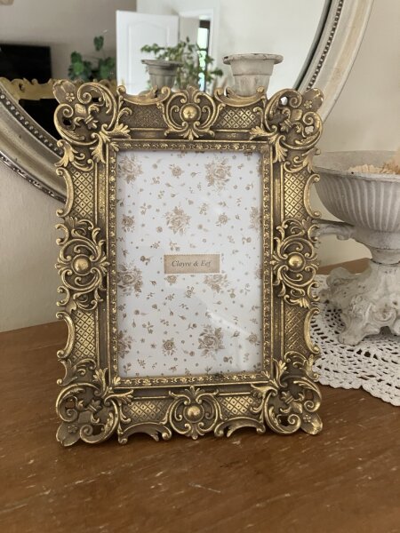 Edel einzigartig Barock Bilderrahmen 10 x 15 cm rechteckig  Antik Gold Antik 372