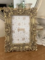 Edel einzigartig Barock Bilderrahmen 10 x 15 cm rechteckig  Antik Gold Antik 372