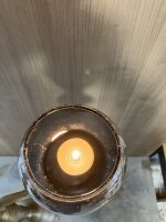 Kerzenglas Von Krömer Vintage Grün Aufsatzglas  für Kerzenständer
