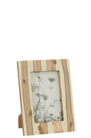 J-Line BILDERRAHMEN IBI MDF WEIß BRAUN 10x15 cm