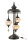 J-Line Tischlampe Mosaik 3 Lampen Glas/Metall Orange