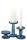 J-Line Set Von 3 Kerzenhaltern Nelly Glas Blau für Stab u. Stumpen Kerzen