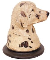 Figur Nostalgie Hund Shabby Deko Figur Dose  Landhaus