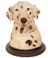 Figur Nostalgie Hund Shabby Deko Figur Dose  Landhaus