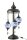 J-Line Tischlampe Mosaik 3 Lampen Glas/Metall Blau