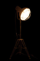 J-Line Standlampe Rund Metall Grau 93 cm
